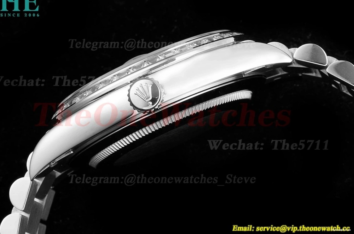 DayDate GSF 228396 SS (Tungsten Pres Dial Version) SS A3255 Silver 40mm Heavy 0427